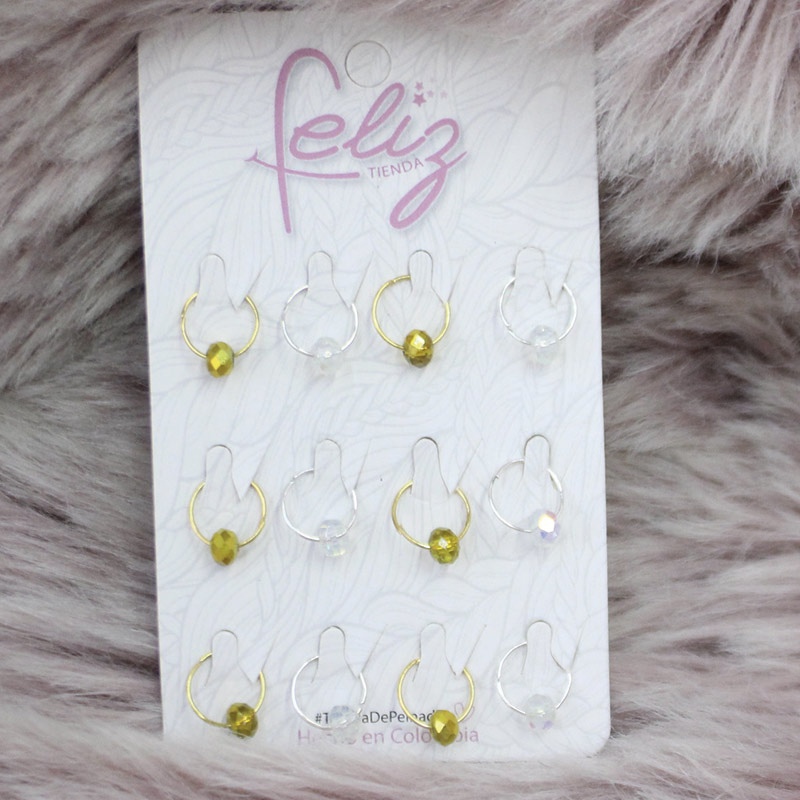 Aros con murano
